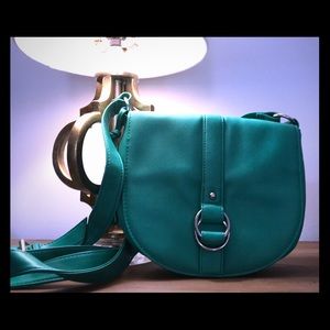 Teal crossbody purse